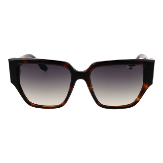 Trussardi Brown Acetate Sunglasses