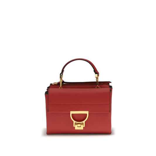 Coccinelle Red Calf Leather Bos Taurus Shoulder Bag
