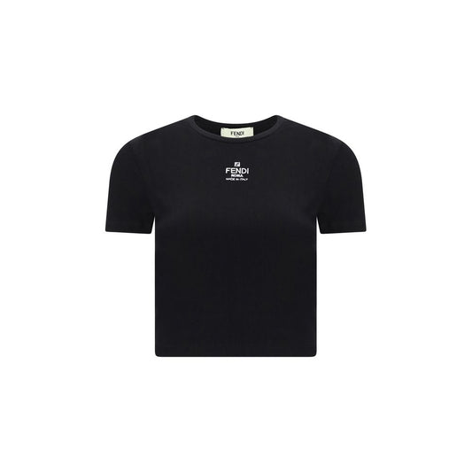 Fendi Black Cotton Top