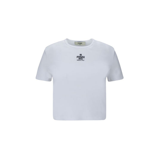 Fendi White Cotton Top