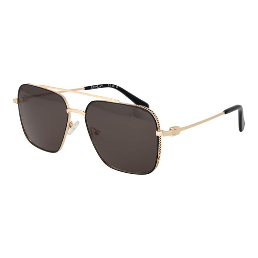 Replay Gold Metal Sunglasses