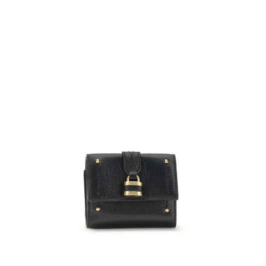 Chloé Black Calf Leather Bos Taurus Wallet