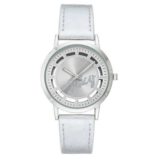 Juicy Couture Silver Plastic Dress Watch