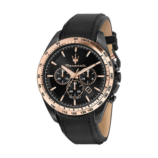 Maserati Brown Leather Dress Watch