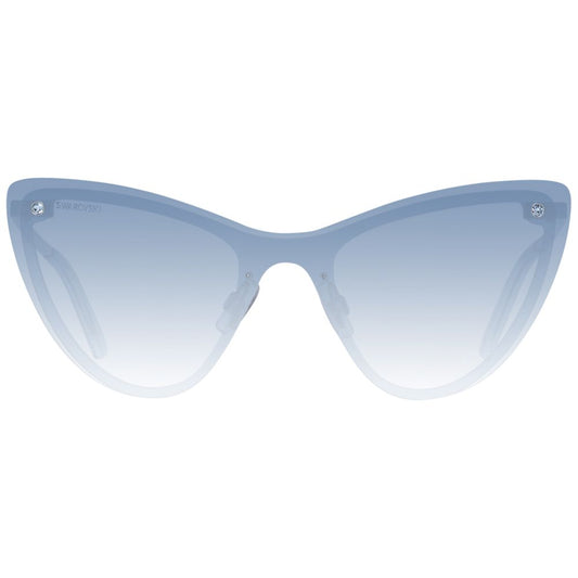 Swarovski Blue Metal Sunglasses