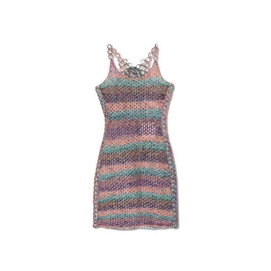 Chloé Multicolor Wool Casual Dress