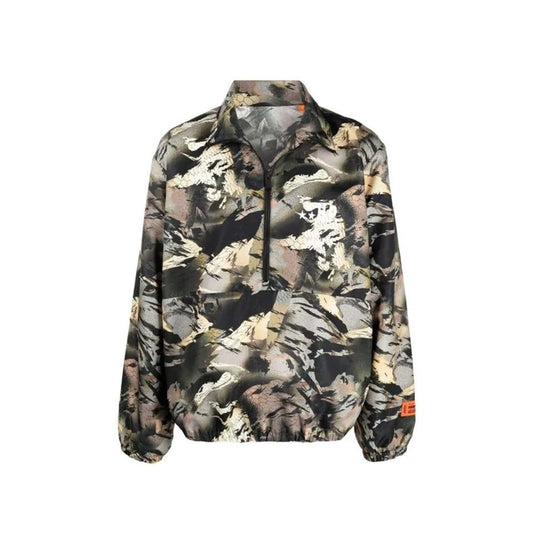 Heron Preston Bicolor Polyamide Shell Jacket
