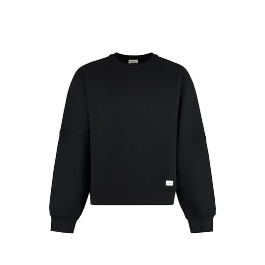 Saint Laurent Black Cotton Sweatshirt