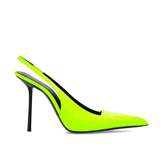 Saint Laurent Bicolor Calfskin Platform Pumps