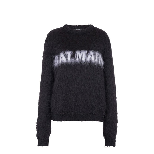 Balmain Black Mohair Sweatshirt