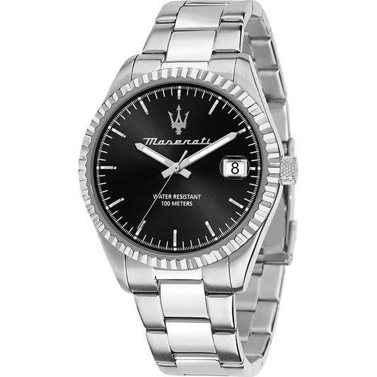 Maserati Silver Stainless Steel Dress Watch