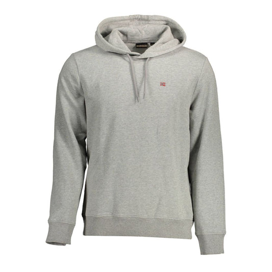 Napapijri Gray Cotton Hoodie