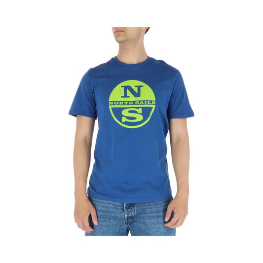 North Sails Blue Cotton T-Shirt