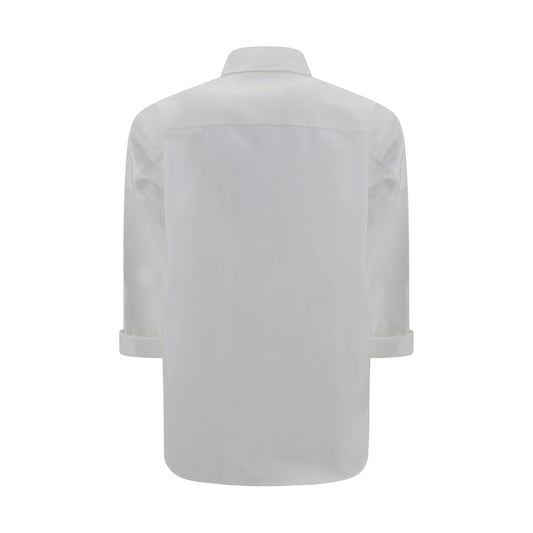 Brunello Cucinelli White Cotton Dress Shirt