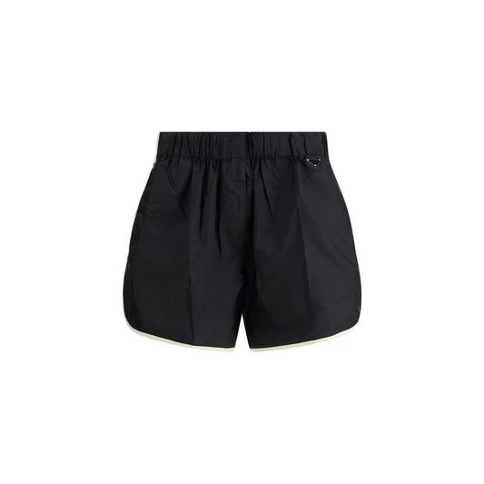 Prada Black Recycled Polyamide Bermuda Shorts