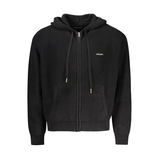 Guess Jeans Black Cotton Cardigan