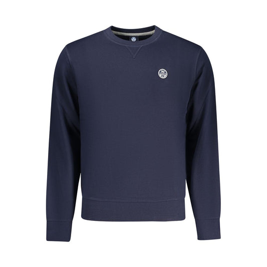North Sails Blue Cotton Men's Sweatshirt