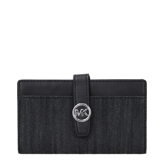 Michael Kors Black Fabric Wallet