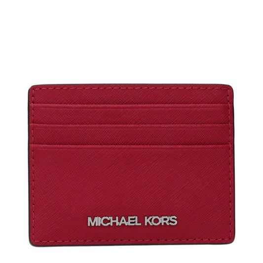Michael Kors Red Leather Cardholder