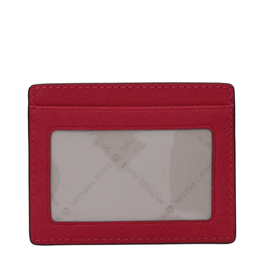 Michael Kors Red Leather Cardholder