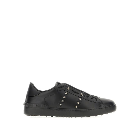 Valentino Garavani Black Leather Sneakers