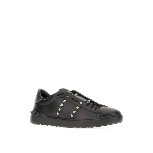 Valentino Garavani Black Leather Sneakers