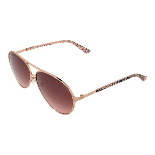 Guess Rose Gold Metal Sunglasses