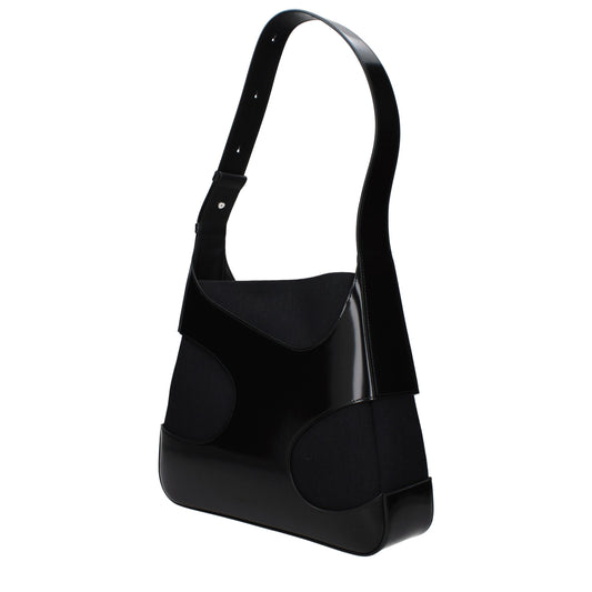 Salvatore Ferragamo Black Fabric Shoulder Bag