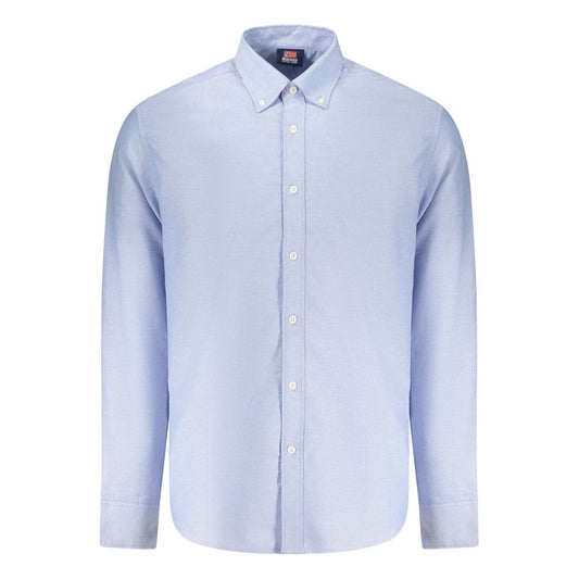 Norway 1963 Azzurro Cotton Men's Shirt