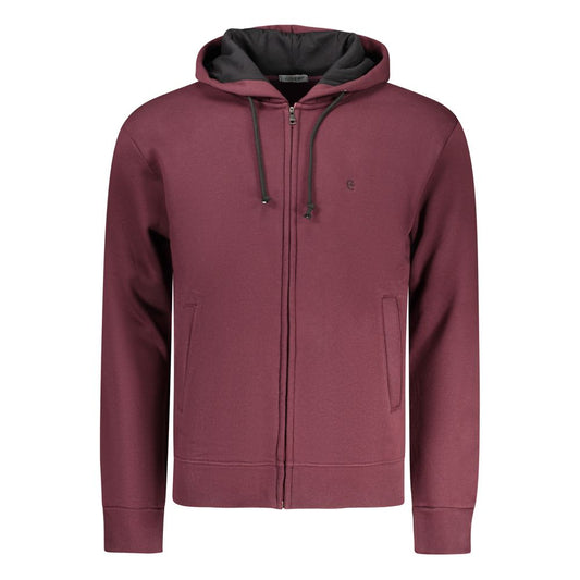 Coveri Moving Rosso Cotton Men's Sweatshirt