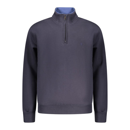 Coveri Moving Blue Cotton Men Sweatshirt
