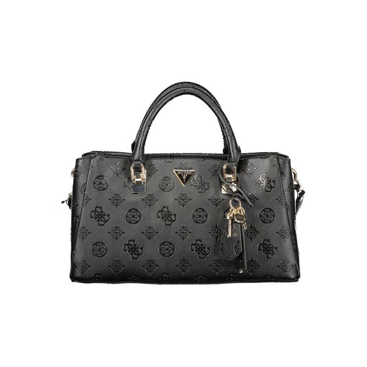 Guess Jeans Black Polyethylene Handbag