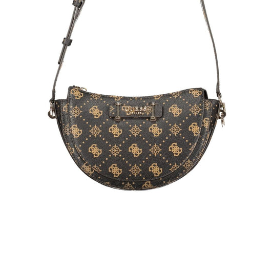 Guess Jeans Brown Polyethylene Handbag