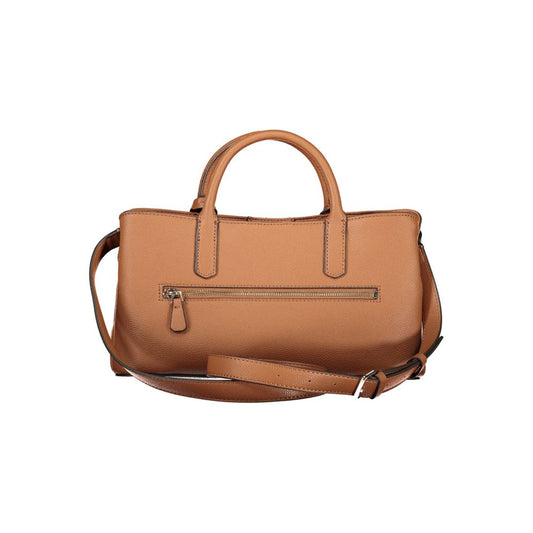 Guess Jeans Brown Polyethylene Handbag