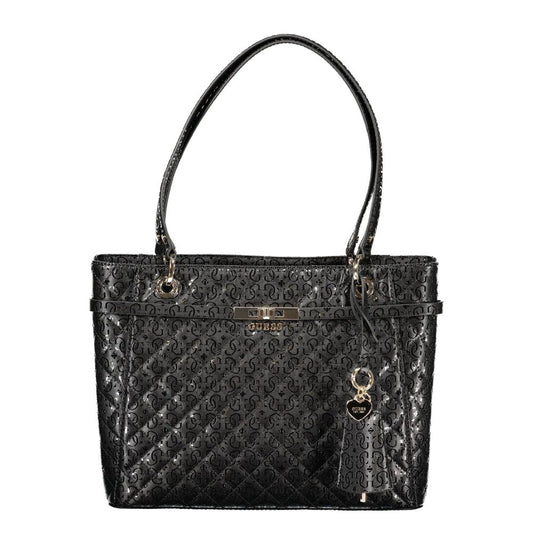 Guess Jeans Black Polyethylene Handbag