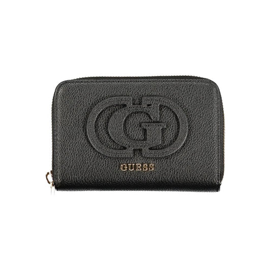 Guess Jeans Black Polyethylene Wallet