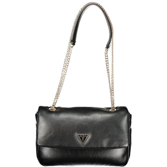 Guess Jeans Black Polyethylene Handbag