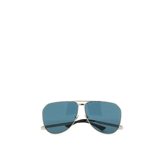 Saint Laurent Silver Metal Sunglasses