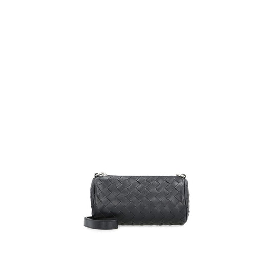 Bottega Veneta Black Calfskin Shoulder Bag