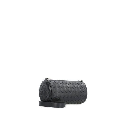 Bottega Veneta Black Calfskin Shoulder Bag