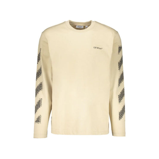 Off-White Beige Cotton Sportswear