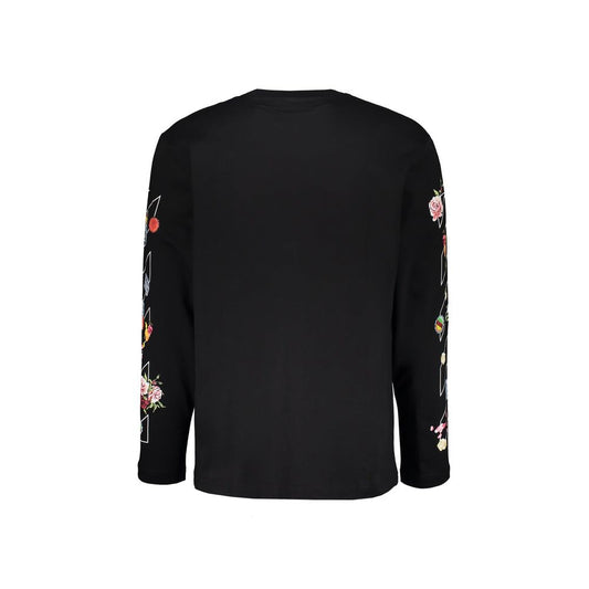 Off-White Black Cotton Long Sleeve T-Shirt
