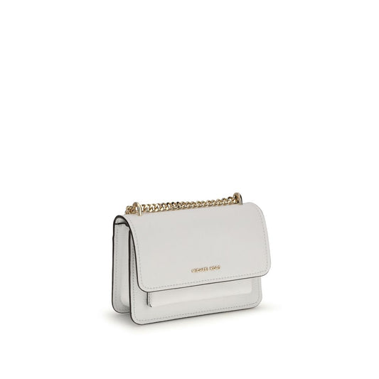 Michael Kors White Calf Leather Bos Taurus Wallet