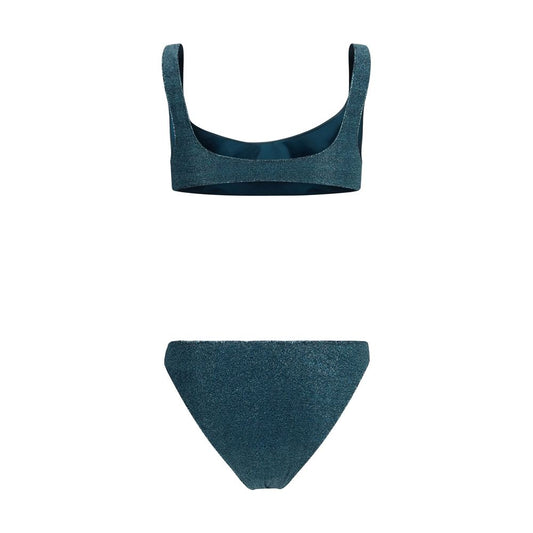 Oséree Blue Polyamide One-Piece Swimsuit