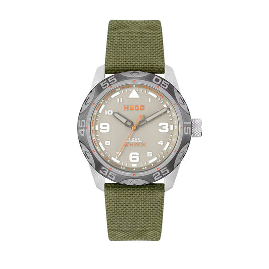 Hugo Boss Bicolor Fabric Sport Watch