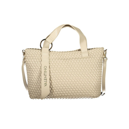 Mario Valentino Beige Polyurethane Women Handbag
