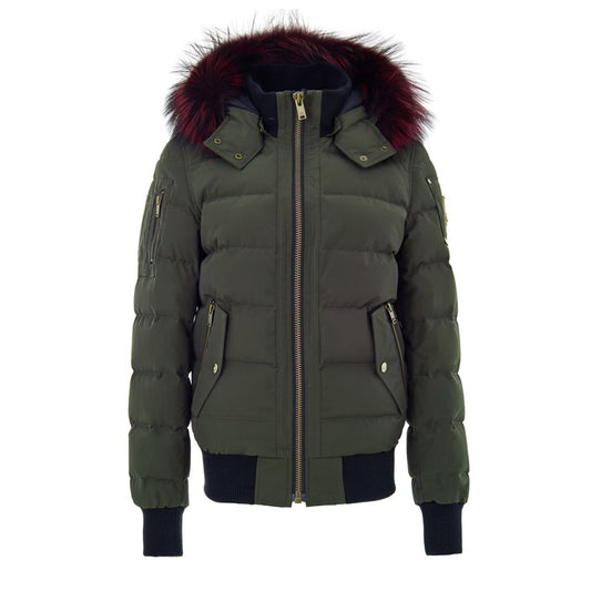 Moose Knuckles Green Cotton Bomber