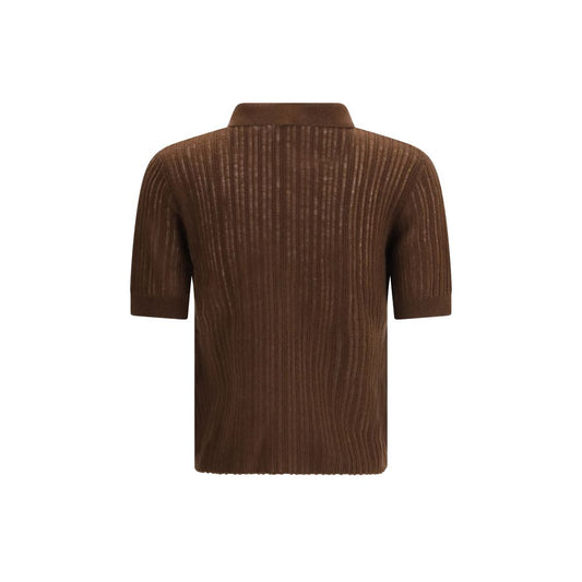 Allude Brown Cashmere Sweatshirt