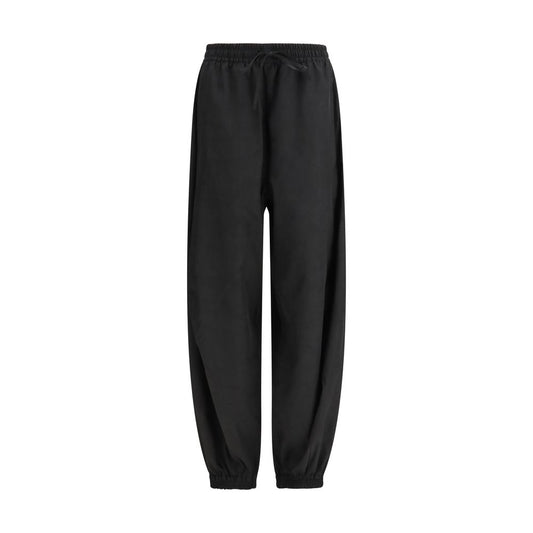 Rohe Black Polyester Joggers (Workout Pants)