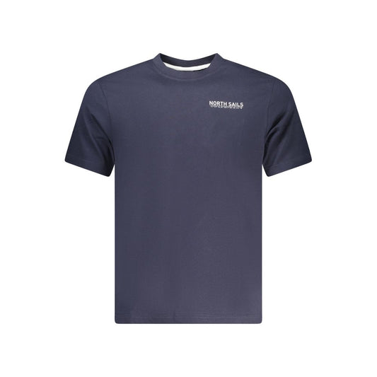 North Sails Blue Cotton Men's T-Shirt
